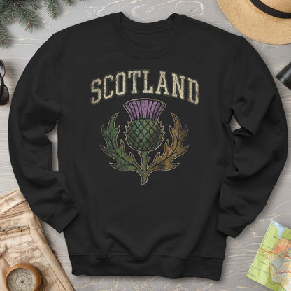 Scotland Distressed Thistle Sweatshirt
