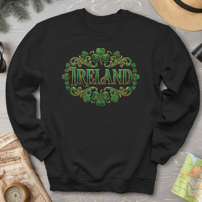 Ireland Shamrock Emblem Sweatshirt