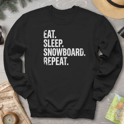 Eat Sleep Snowboard Sweatshirt