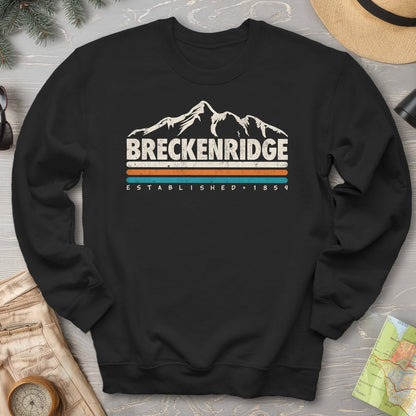Breckenridge Retro Stripe Sweatshirt