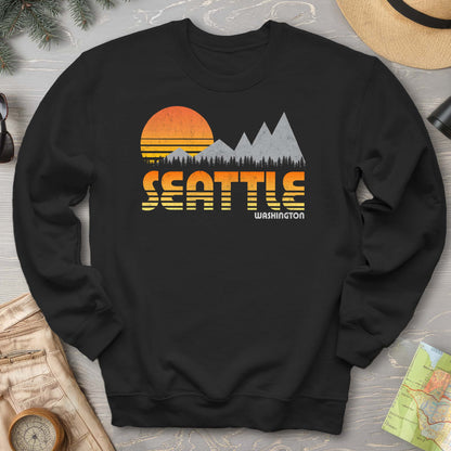 Seattle 80's Retro Sweatshirt