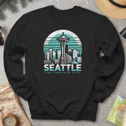 Seattle Retro Needle Sweatshirt