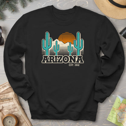 Arizona Retro Cactus Sweatshirt