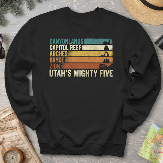 Utah's Mighty Five Stripes Sweatshirt