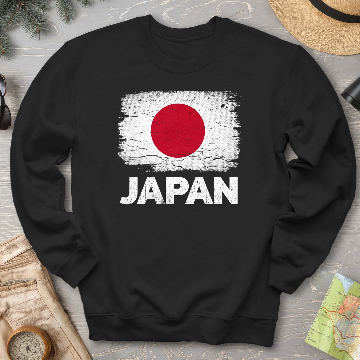 Japan Vintage Flag Sweatshirt
