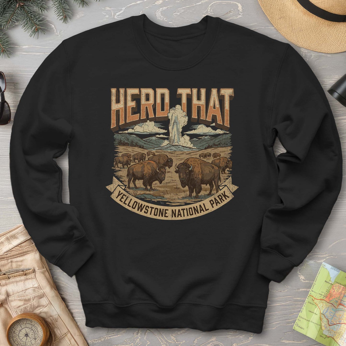 Herd That Yellowstone Sweatshirt