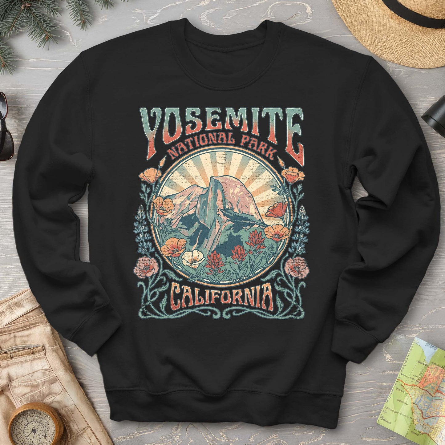 Yosemite Flower Power Sweatshirt