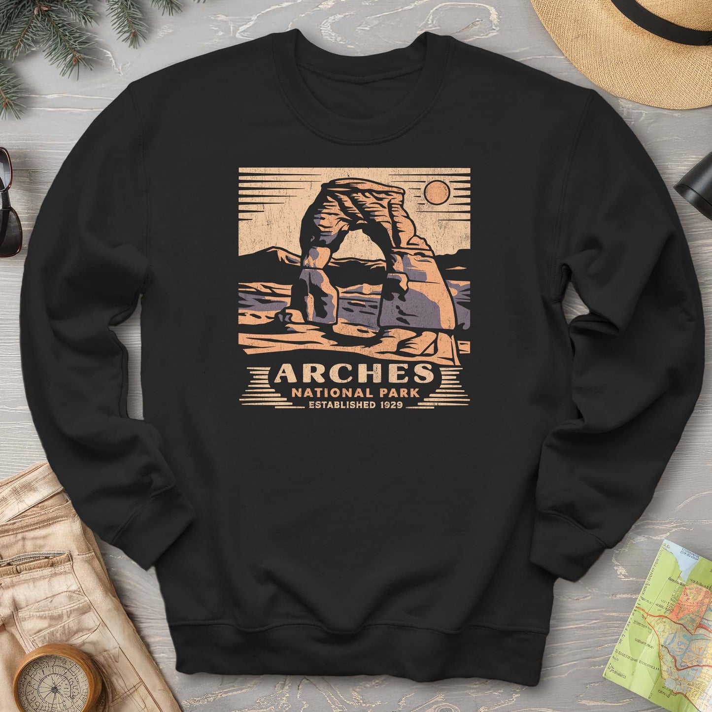 Arches Cut-Out Sweatshirt