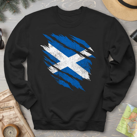 Scotland Weathered Flag Sweatshirt