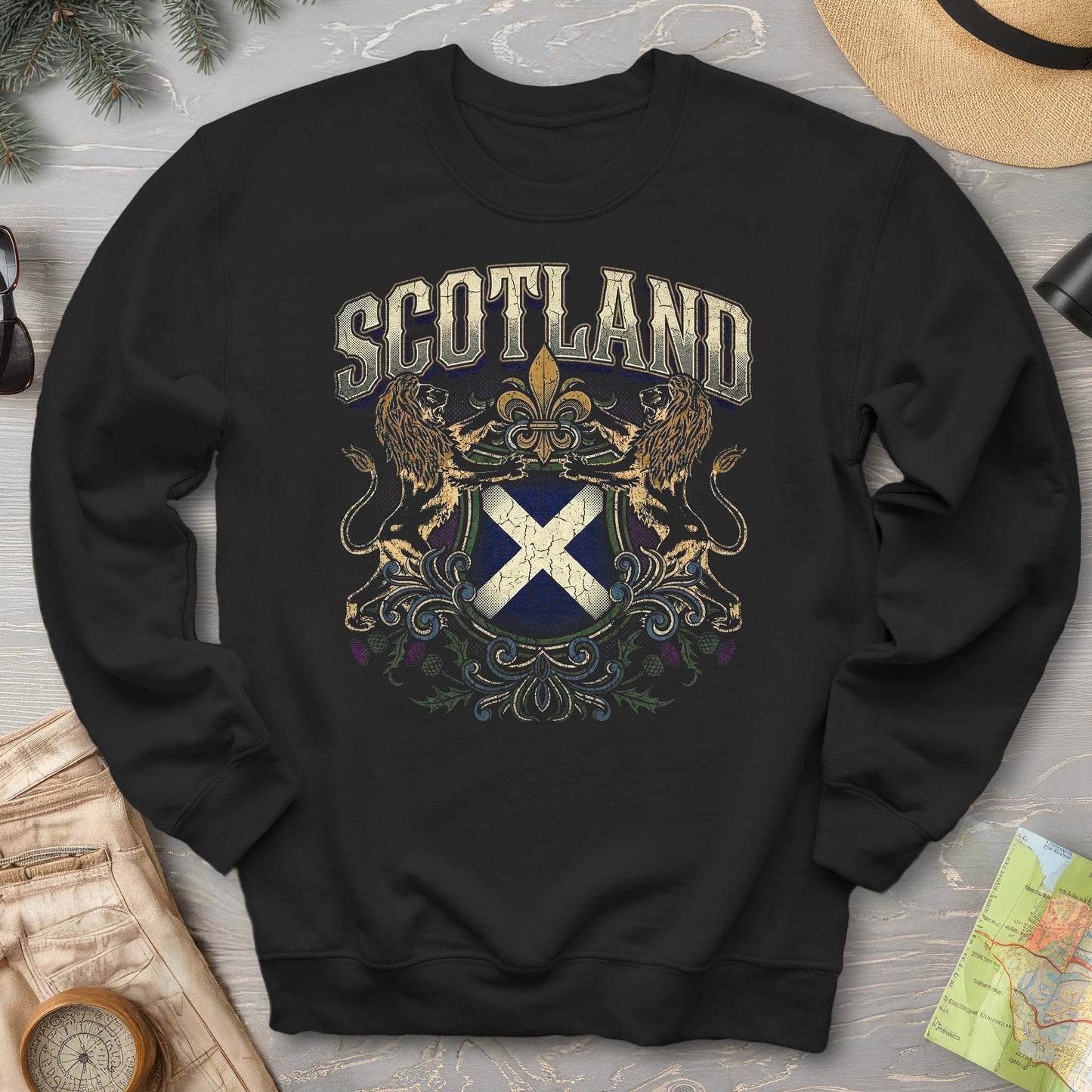 Scotland Rampant Flag Sweatshirt