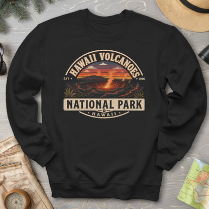 Hawaii Volcanoes Medallion Sweatshirt