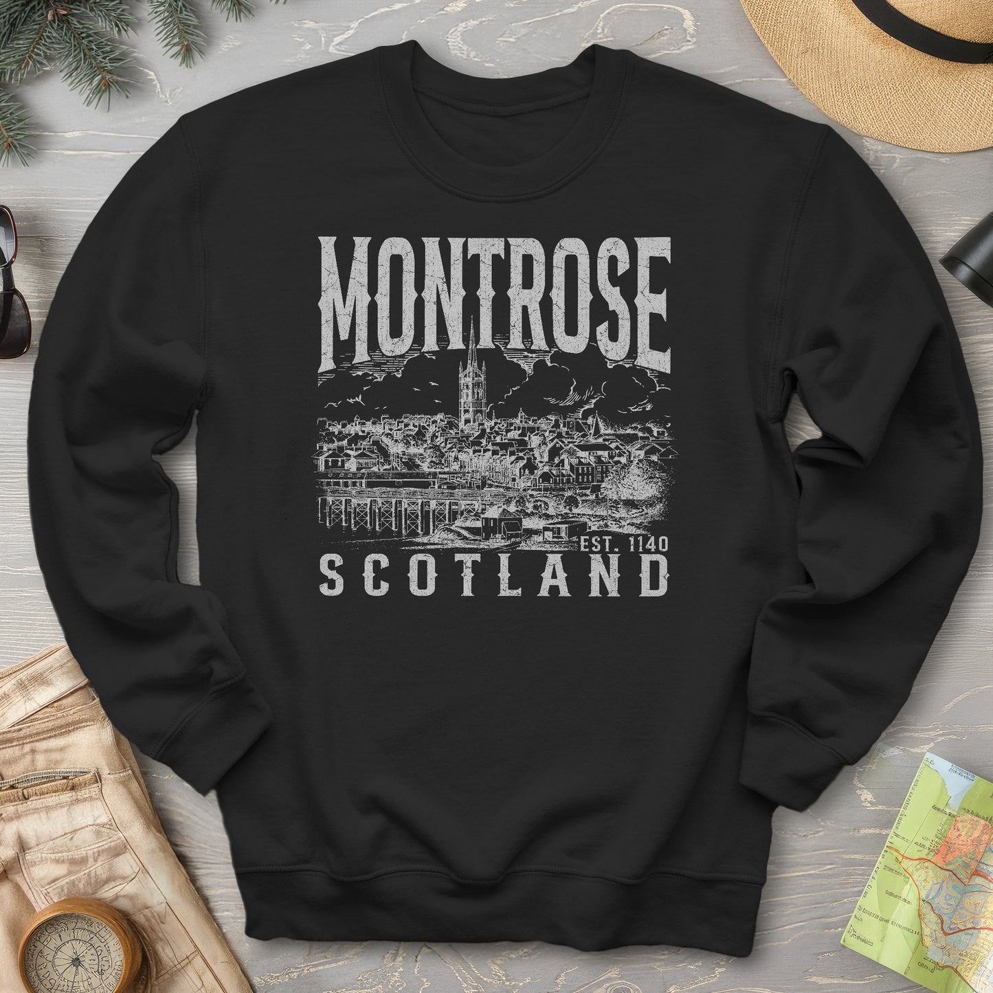 Montrose Scotland Sketch Sweatshirt