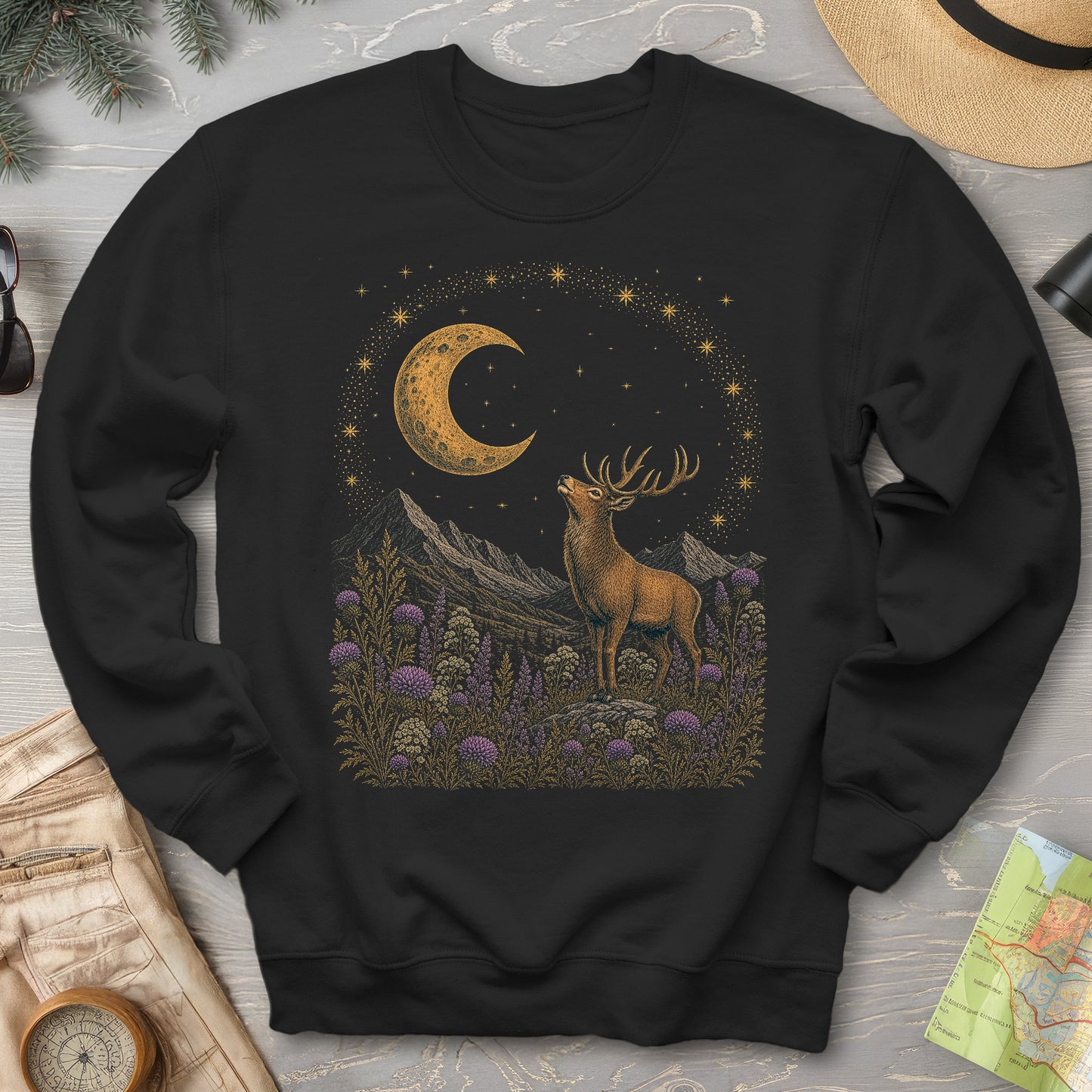 Midnight Stag Sweatshirt