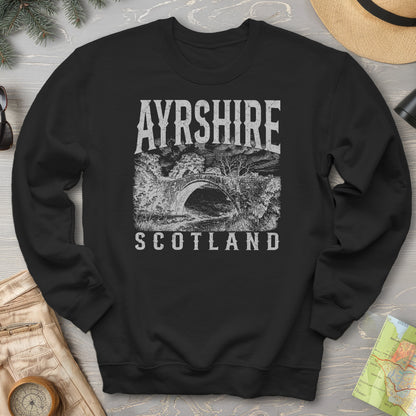 Ayrshire Scotland Sketch Sweatshirt