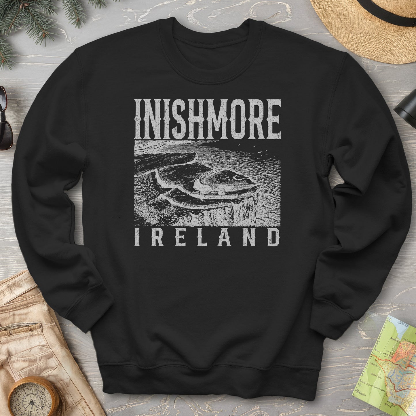 Inishmore Ireland Sketch Sweatshirt