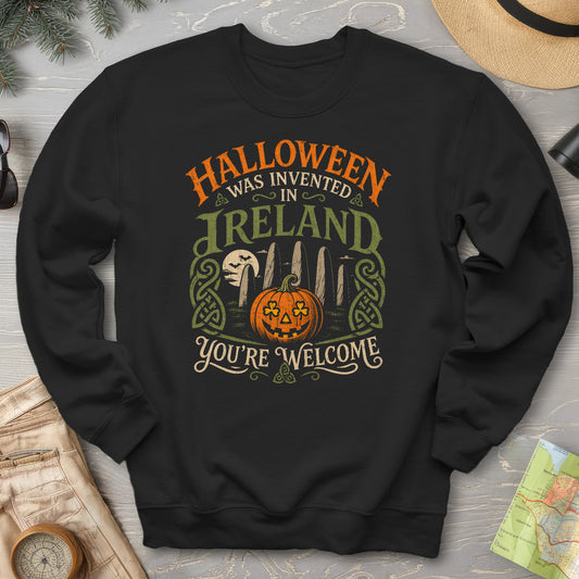 Invented In Ireland Halloween Sweatshirt
