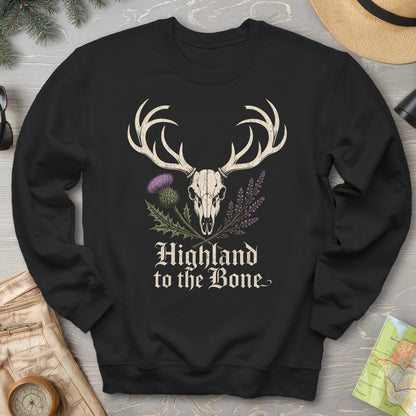 Highland Stag Skull Sweatshirt