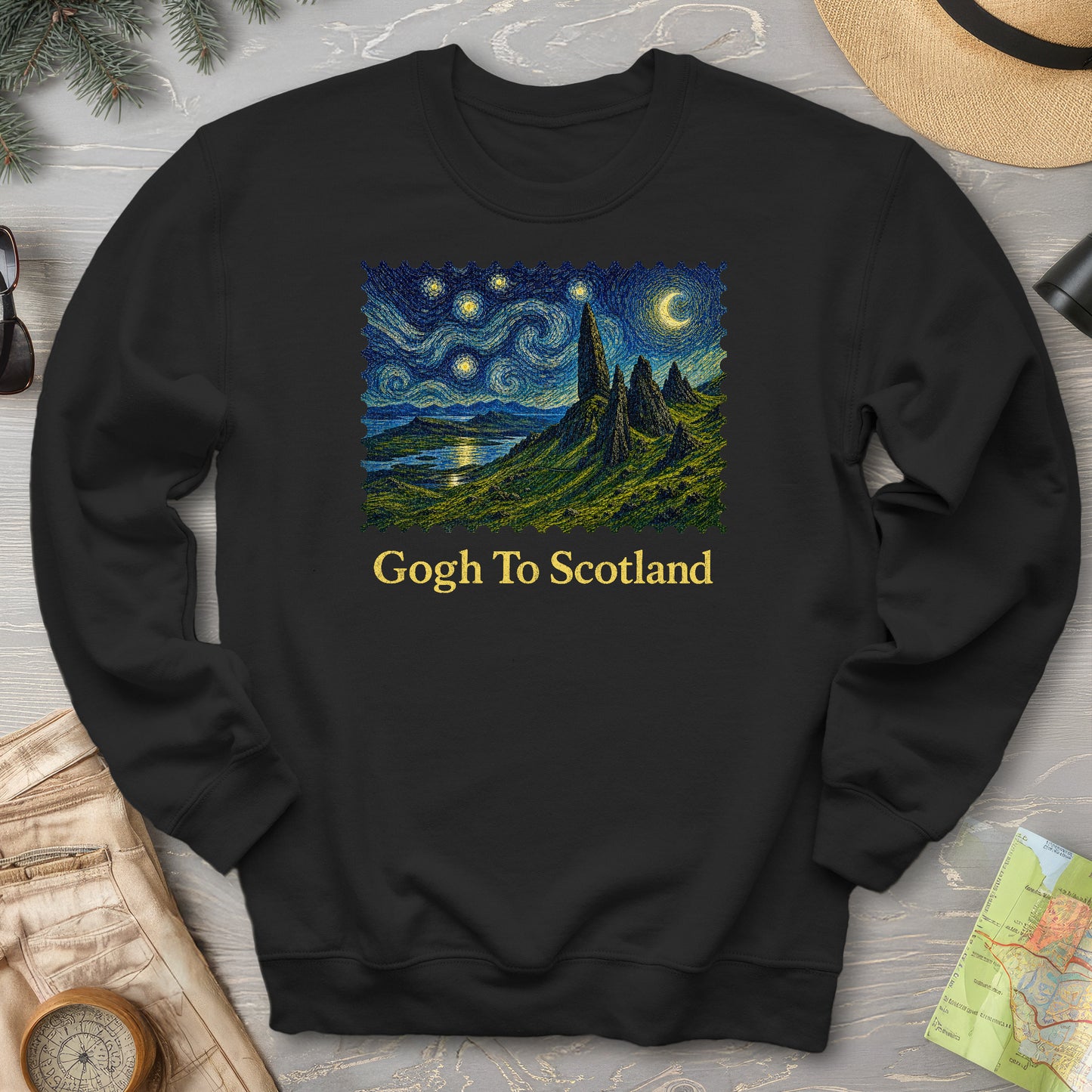 Gogh To Scotland Sweatshirt