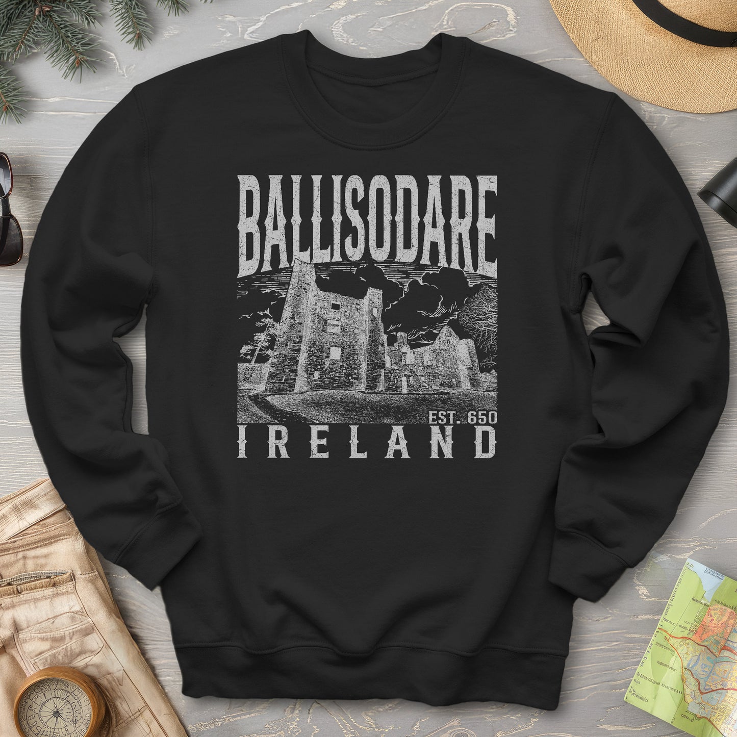 Ballisodare Ireland Sketch Sweatshirt