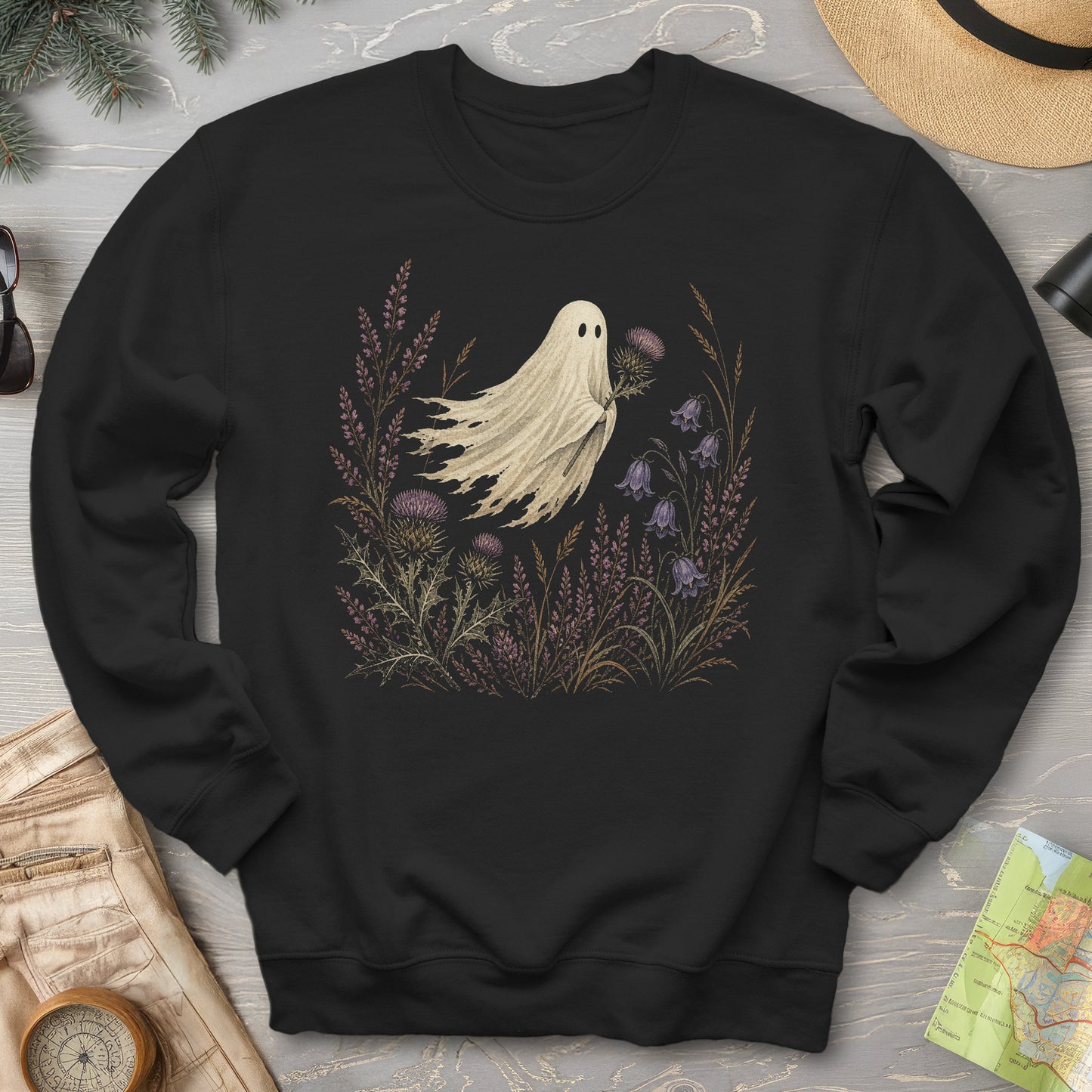 Thistle Ghost Florals Sweatshirt