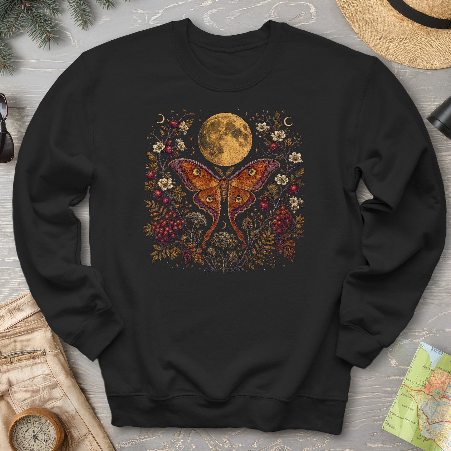 Harvest Moon Moth Sweatshirt