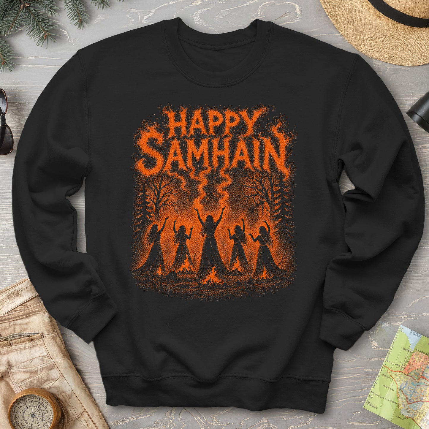 Happy Samhain Druid Sweatshirt