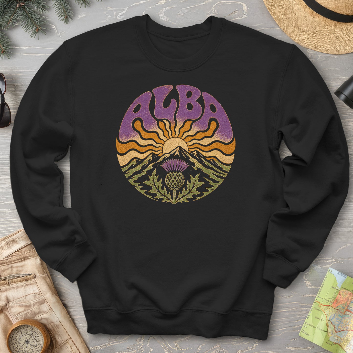 Alba Groovy Sunrise Sweatshirt