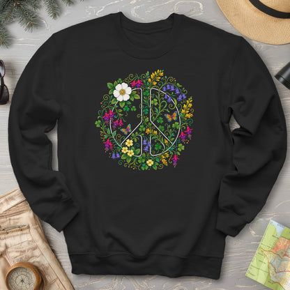 Floral Irish Peace Sweatshirt