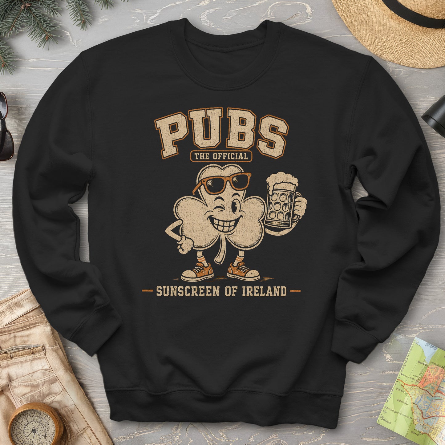 Pubs Irish Sunscreen Sweatshirt