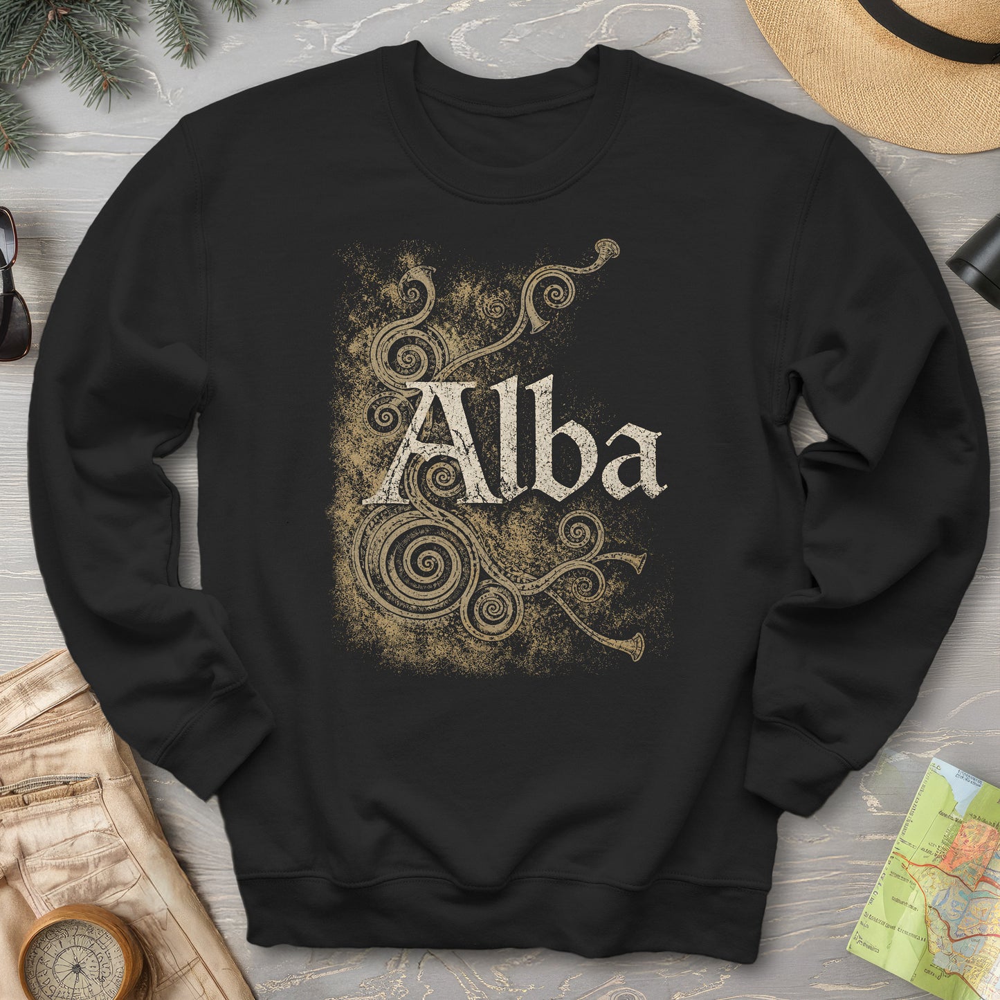 Alba Ancient Spirals Sweatshirt