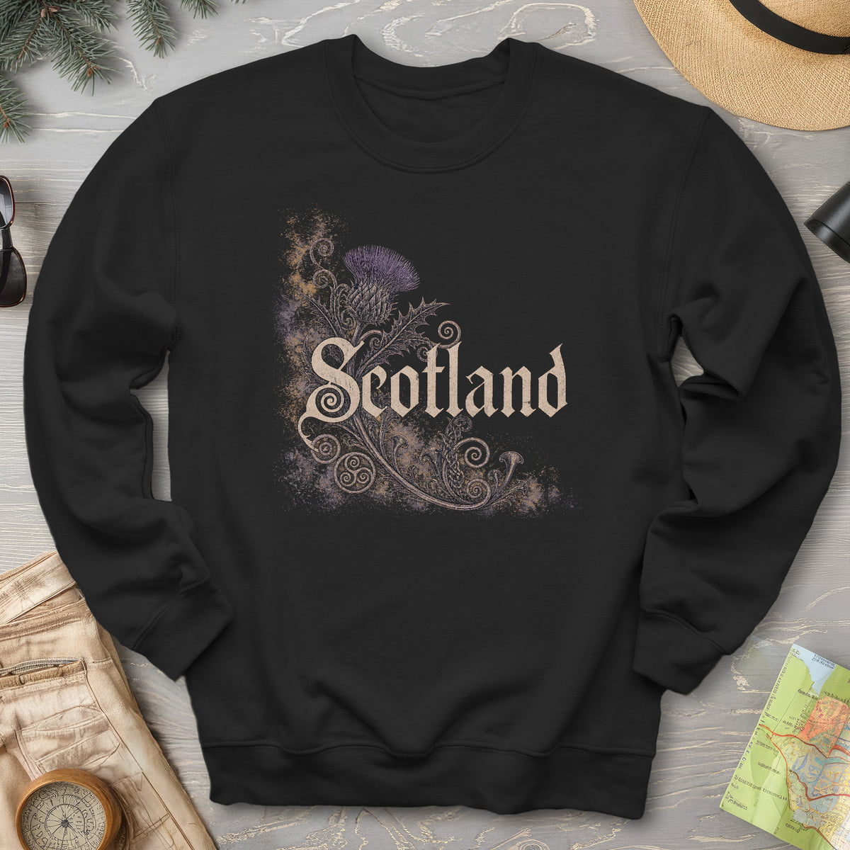Scotland Ancient Symbols Sweatshirt