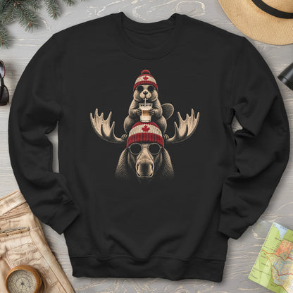 Beaver Moose Canada Sweatshirt