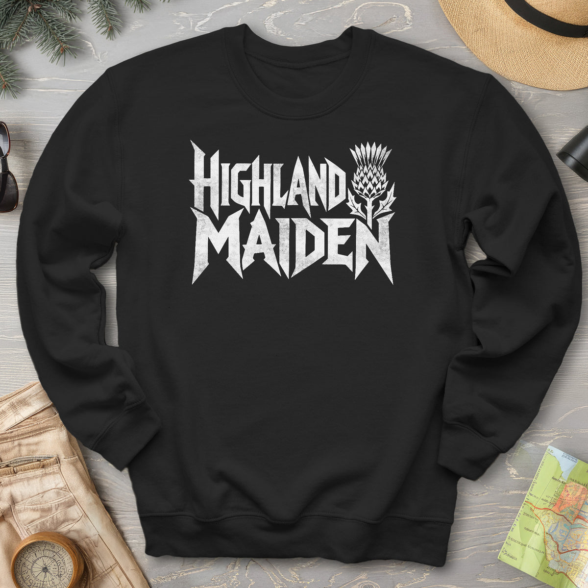 Highland Maiden Thistle Sweatshirt