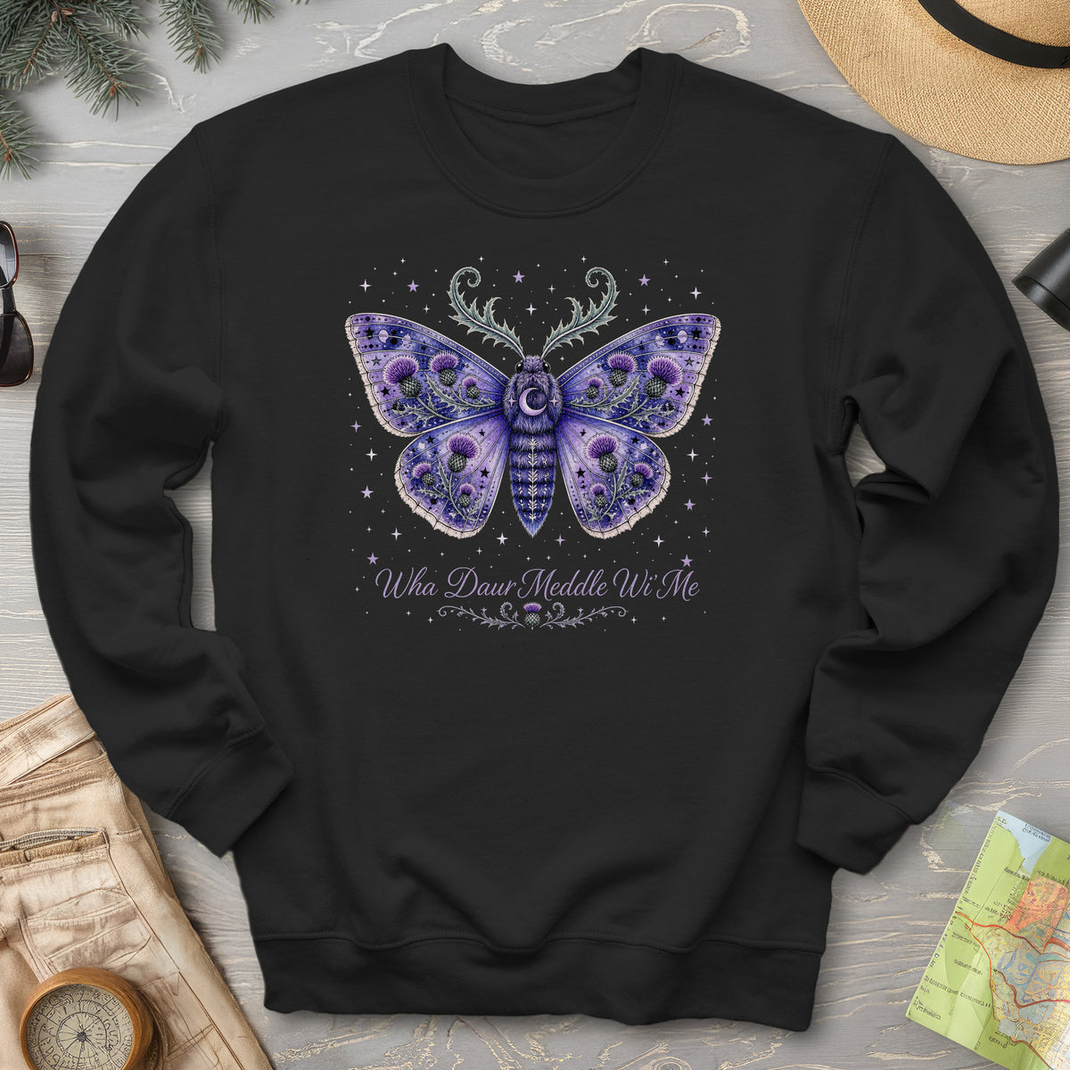Wha Daur Meddle Wi' Me Sweatshirt