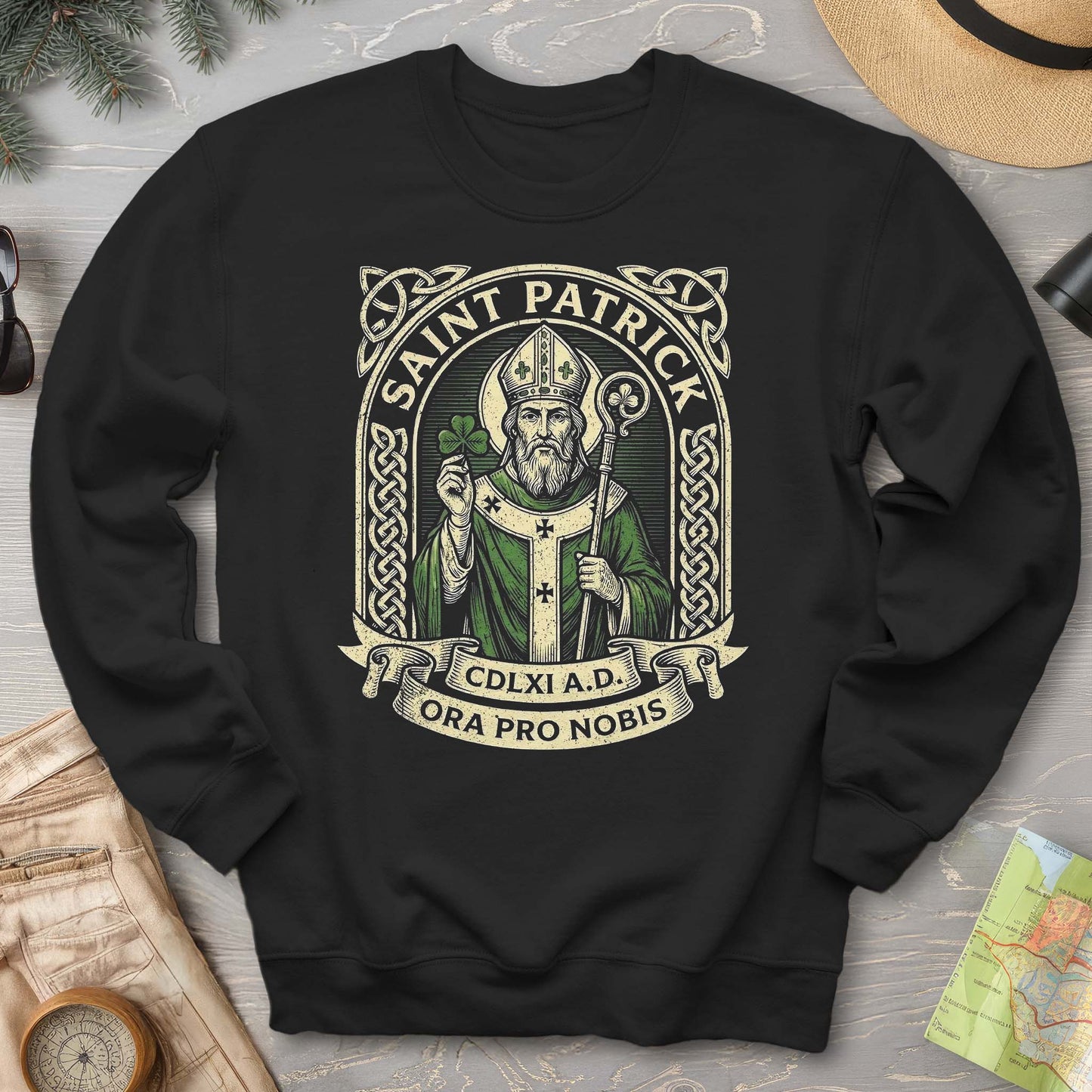 Saint Patrick Ora Pro Nobis Sweatshirt