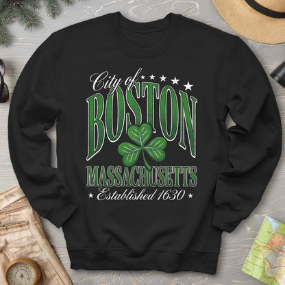 Boston Varsity Shamrock Sweatshirt