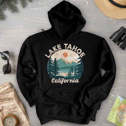 Lake Tahoe California Circle Hoodie