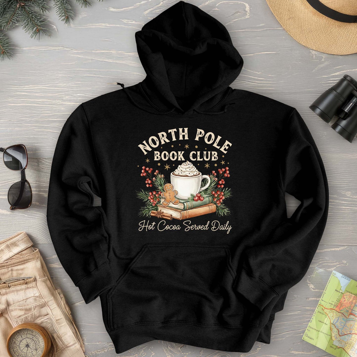 North Pole Book Club Hoodie