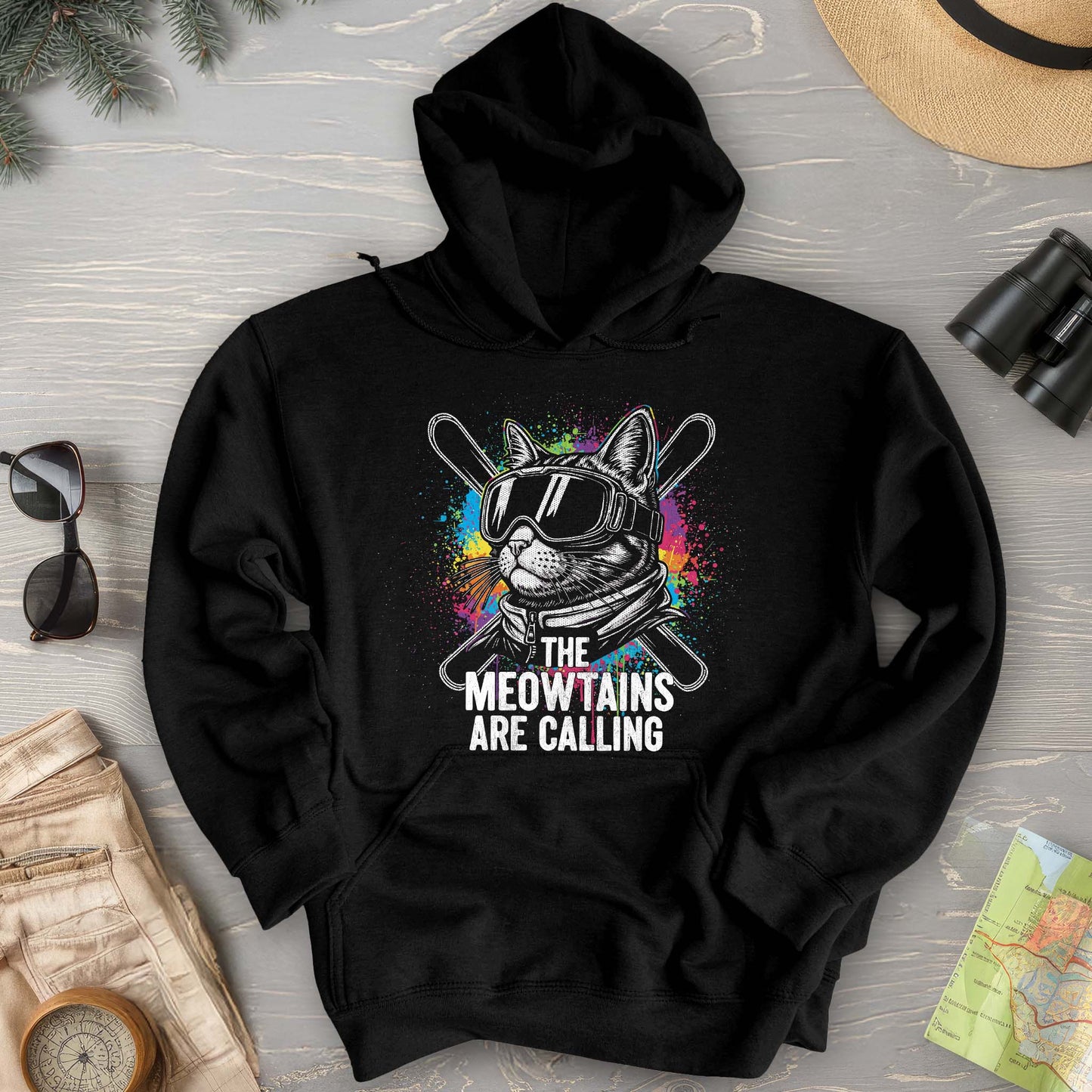 The Meowtains are Calling Hoodie