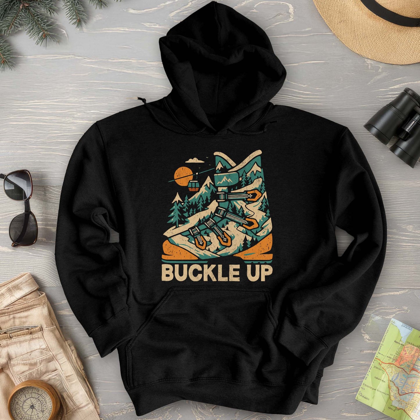 Buckle Up Ski Boot Hoodie