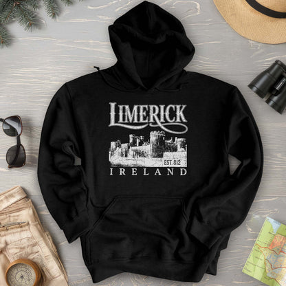 Limerick Ireland Vintage Print Hoodie