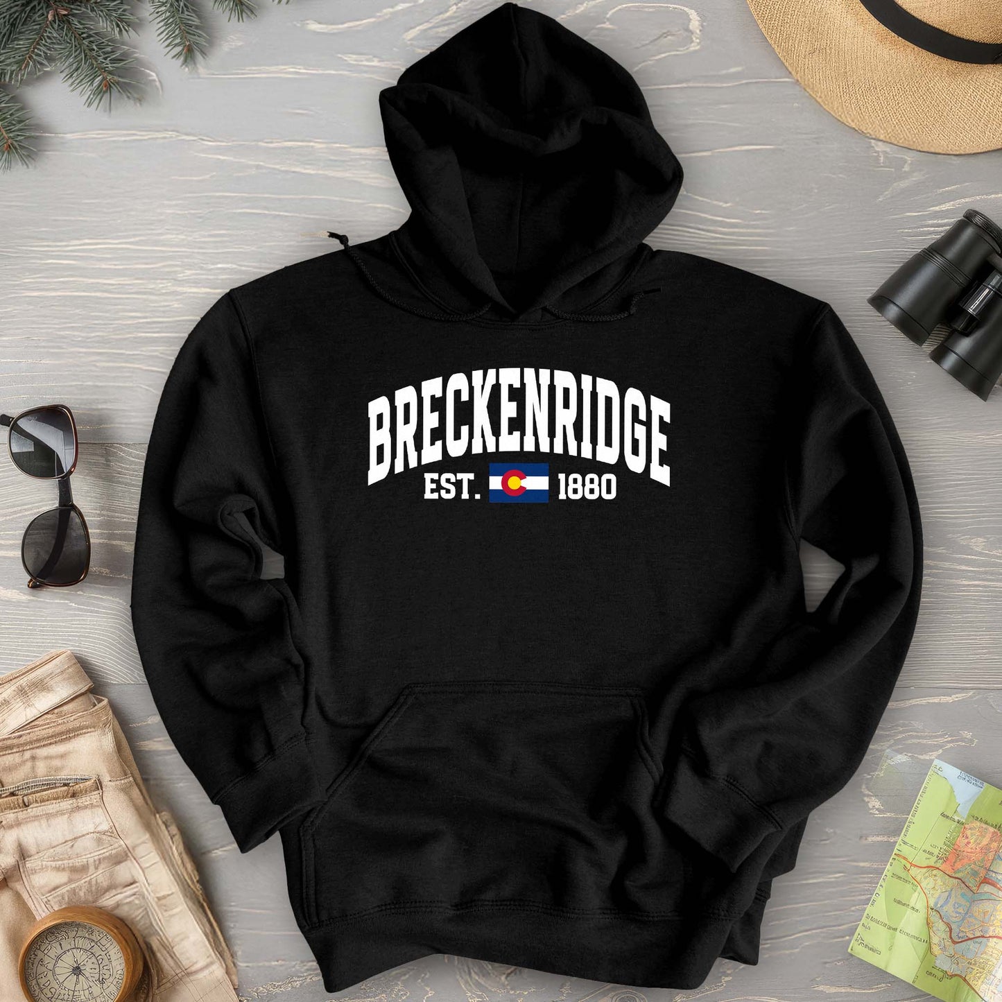 Breckenridge Colorado Varsity Hoodie
