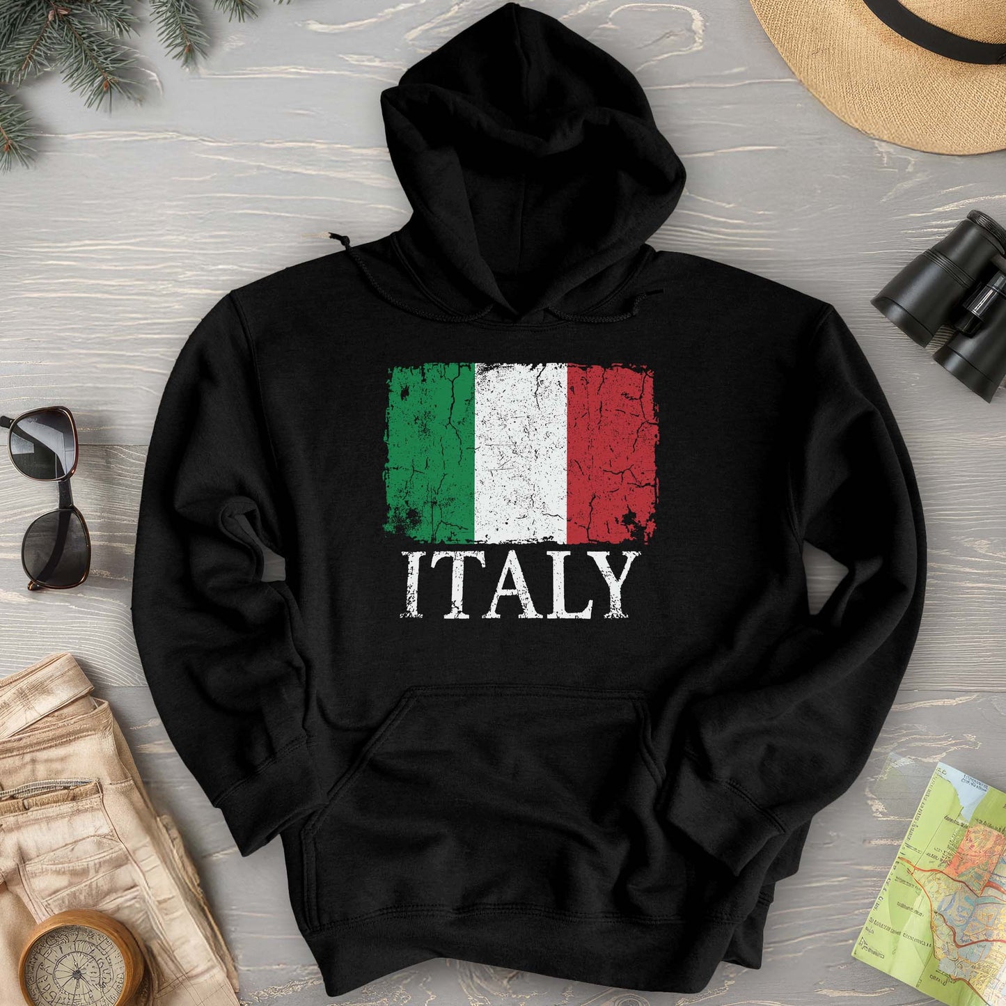 Italy Flag Hoodie