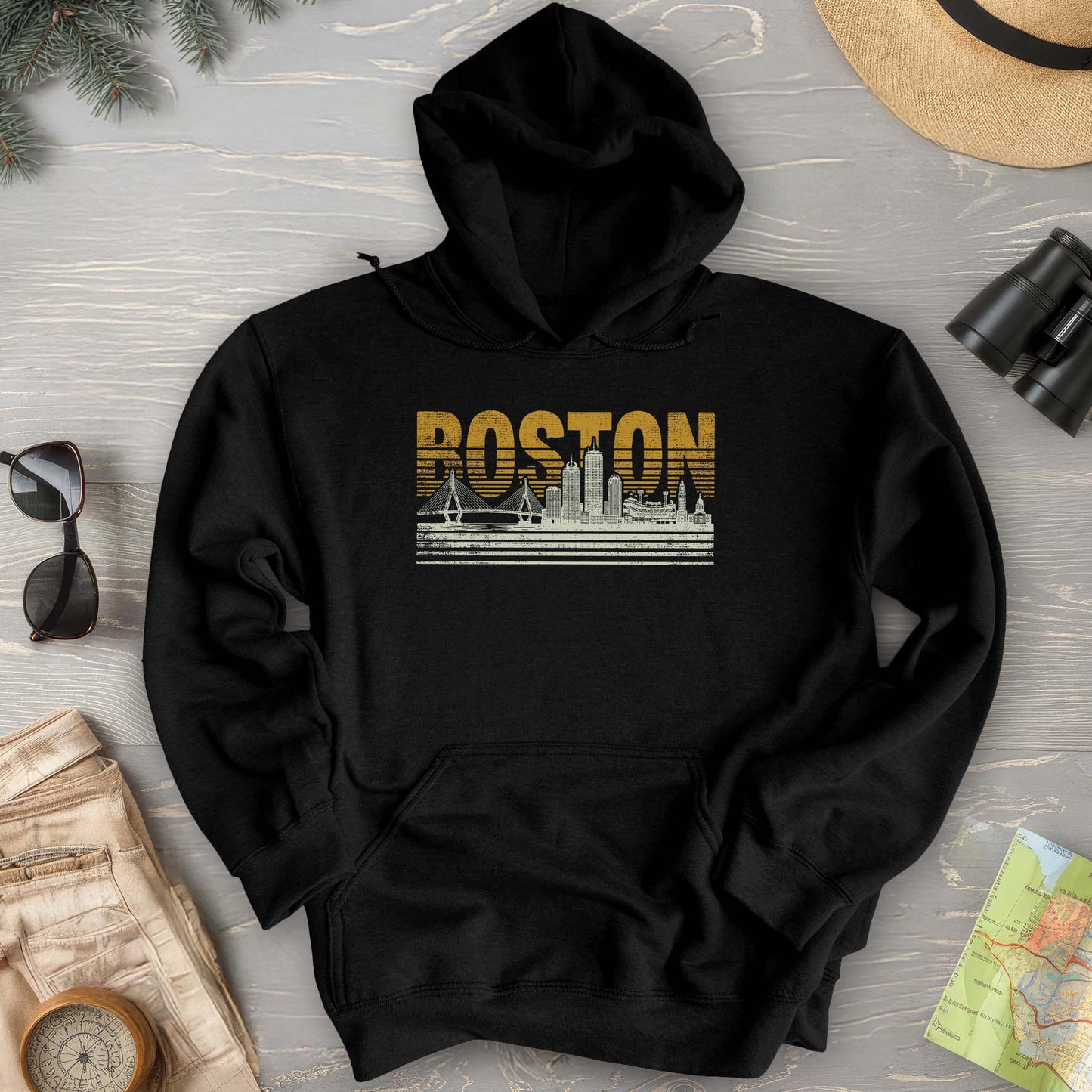 Boston Skyline Hoodie