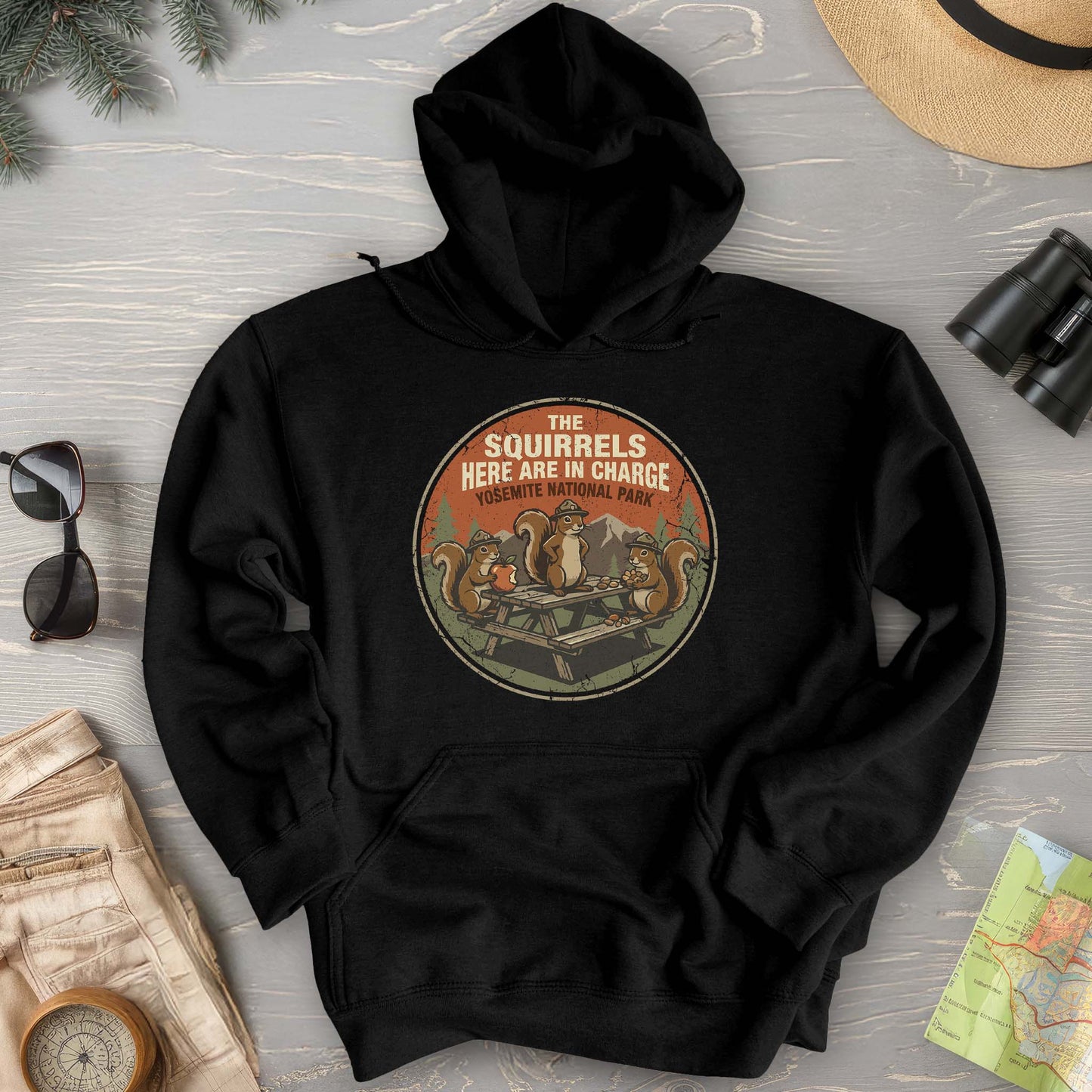 2026022204 The Squirrels Here In The Charge - Gildan 18500 Hoodie