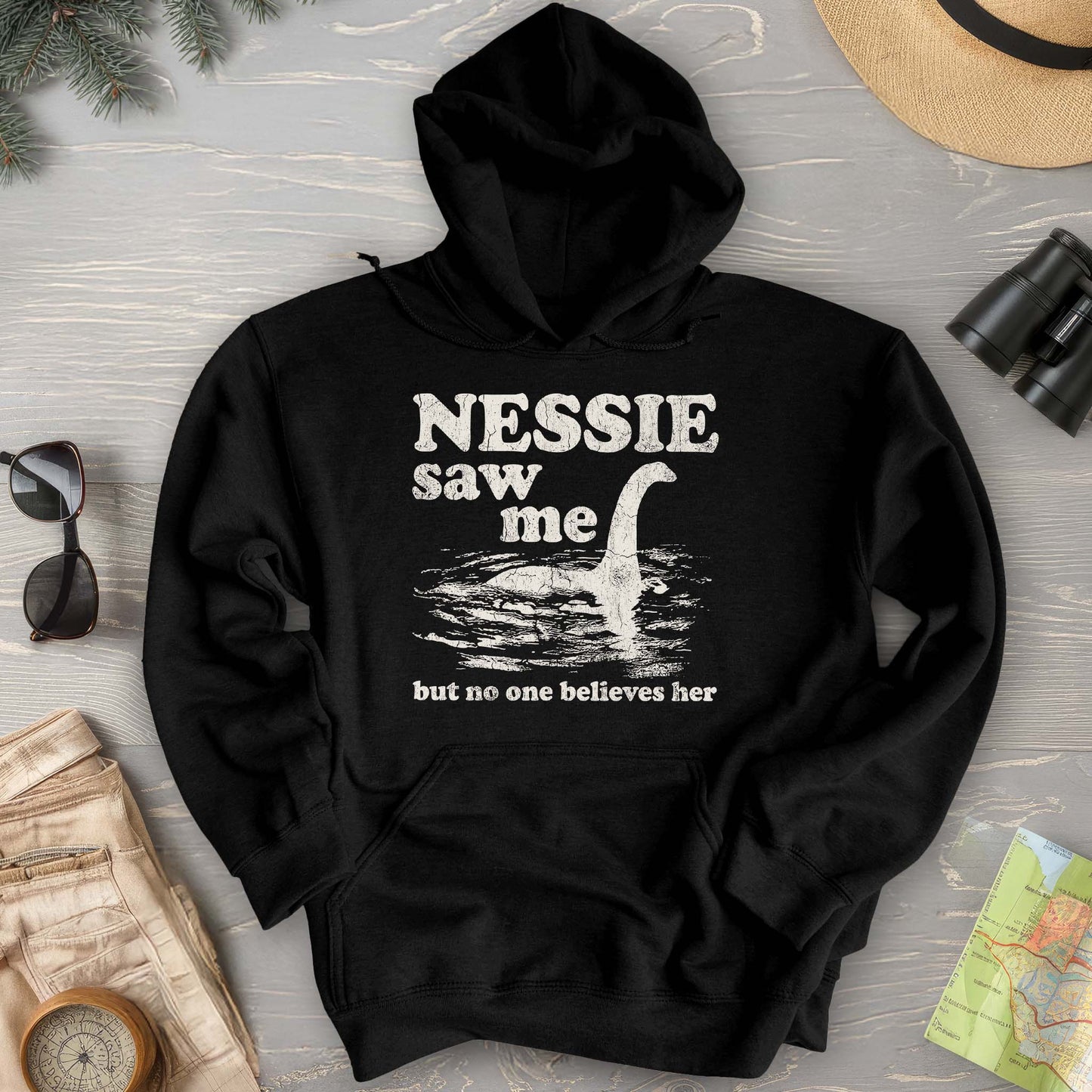 Nessie Saw Me Hoodie