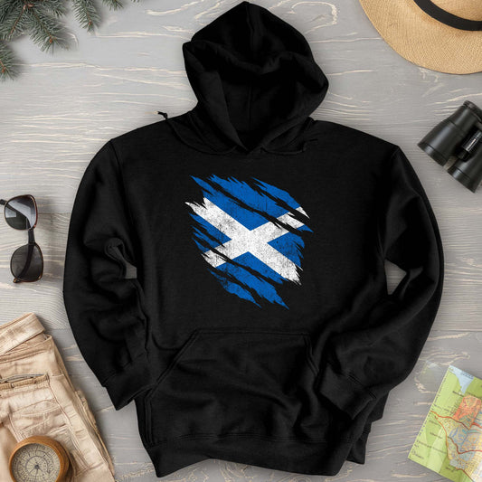 Scotland Weathered Flag Hoodie