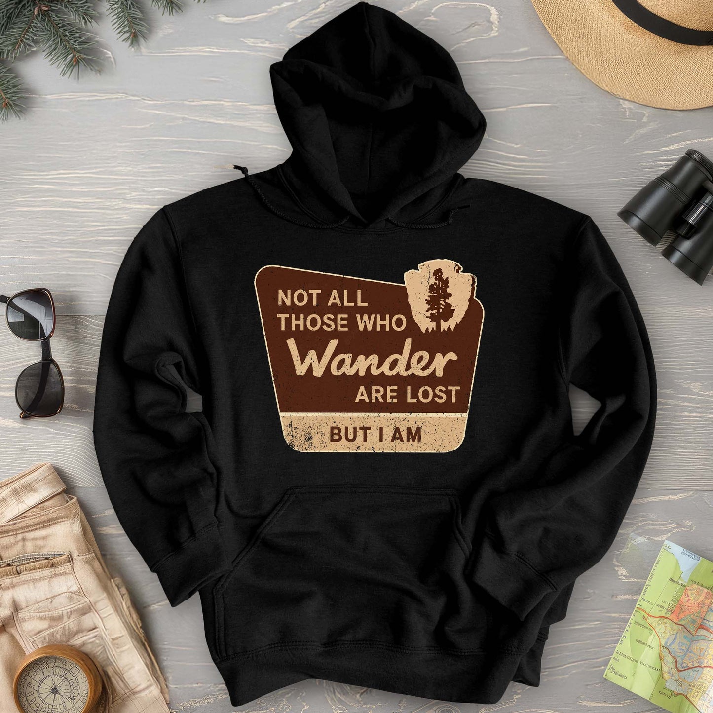 Not All Who Wander Hoodie