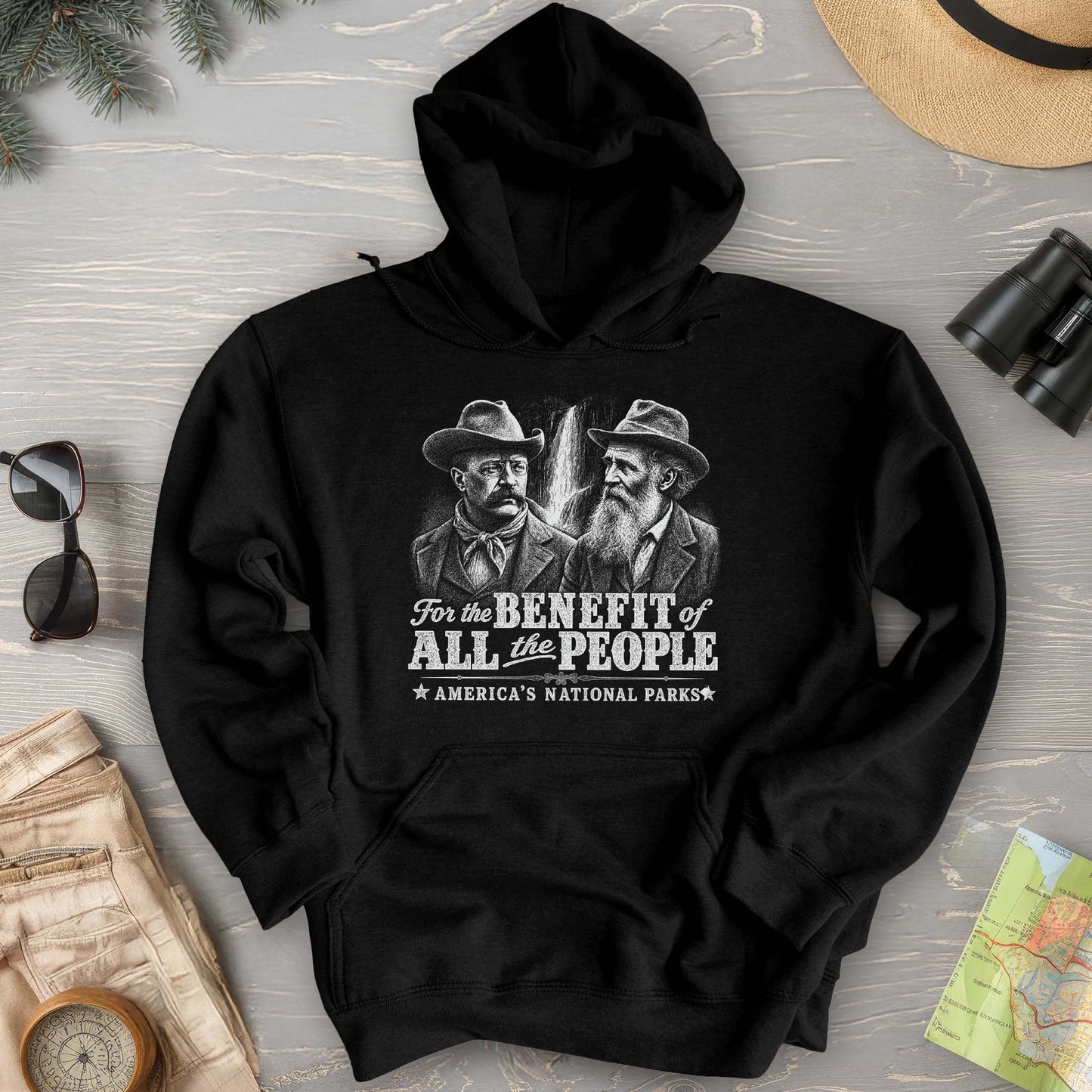 Roosevelt and Muir Hoodie