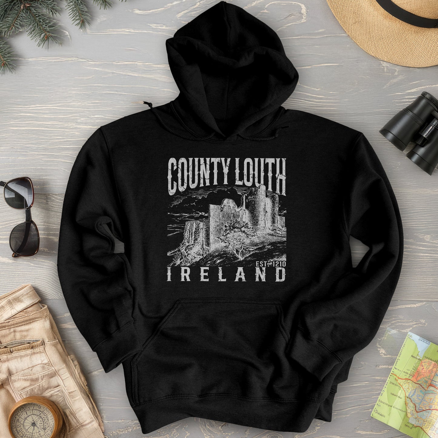 County Louth Ireland Hoodie